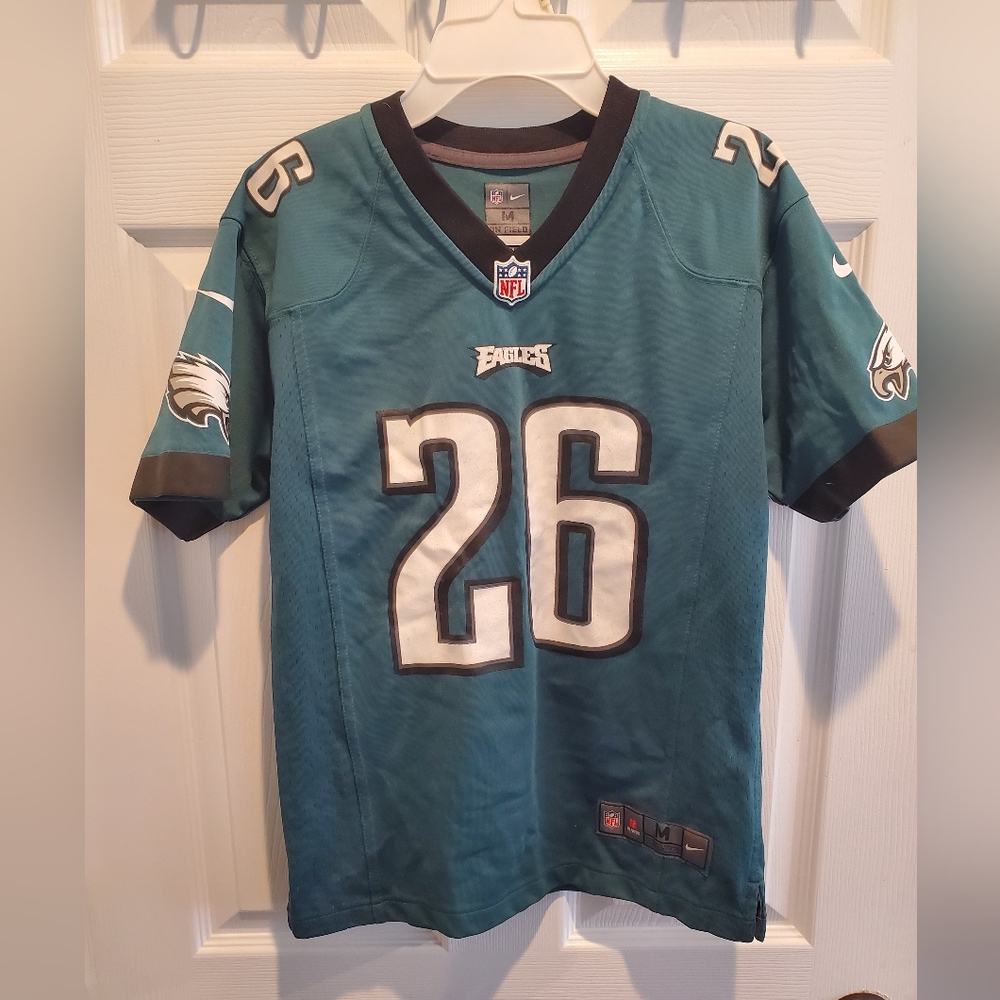 NFL Eagles Miles Sanders 26 Green Youth Jersey - Size Youth Medium